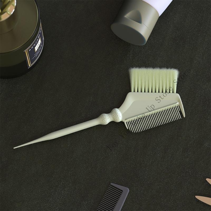 Double Sided Hair Coloring Comb Smooth Hair Treatments With Ergonomic Handle Hair Dyeing Brush For Salon and Home Use