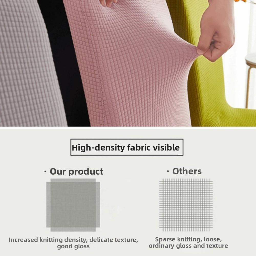 High Elastic Seat Cover Plain Color Stool Cover Dining Chair Cover Wedding Banquet