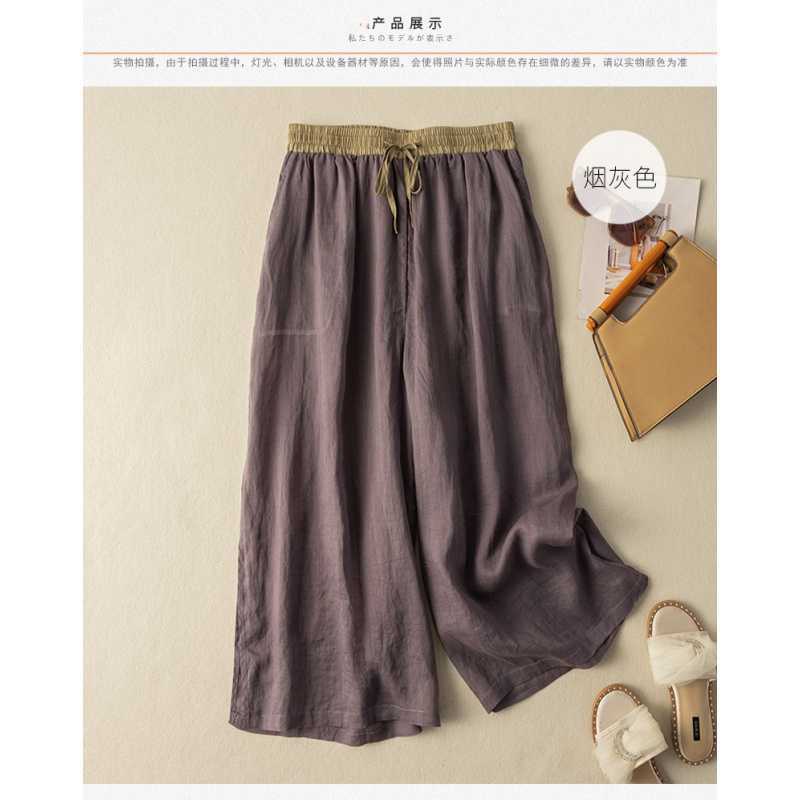 

Женские хлопковые брюки больших размеров 2XL фиолетовый