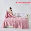 2025 New Class A Summer Cool Quilt Cold Silk Single Double Air Conditioner Quilt Solid Color Cold Summer Quilt