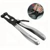 Removal and Installation of Flat Band Hose Clamps Car Water Pliers Clamp Pipe Hose Clip Swivel Drive Jaw Locking Tool