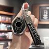 Car Key Case Cover Shell with Handmade Leather Lanyard for BMW 3 5 7 Series M3 M5 M6 X3 X5 Z3 Z4 Z8