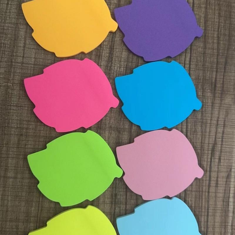 Fluorescent Colored Sticky Notes 3x3 Inch Student Memo Strips, N-Times Stick, Hot Selling Notepad