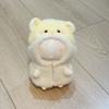 10cm Doll Clothes Cartoon Hamster Yellow Miniature Pajamas Hairy Changing Dress Game Doll Jumpsuits Set Cotton Stuffed Doll