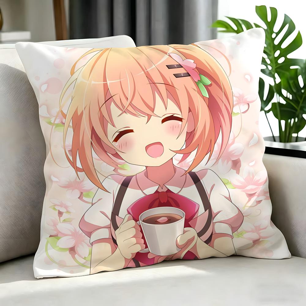 anime Is the Order a Rabbit Cushion Cover Cushion Cover Set Pcs x x x Pillowcase Decorative Sofa Home Decor