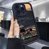 Safe Landing Black Groove Ladder Phone Case for iPhone 15/16/17 Pro Max - New Style Protection