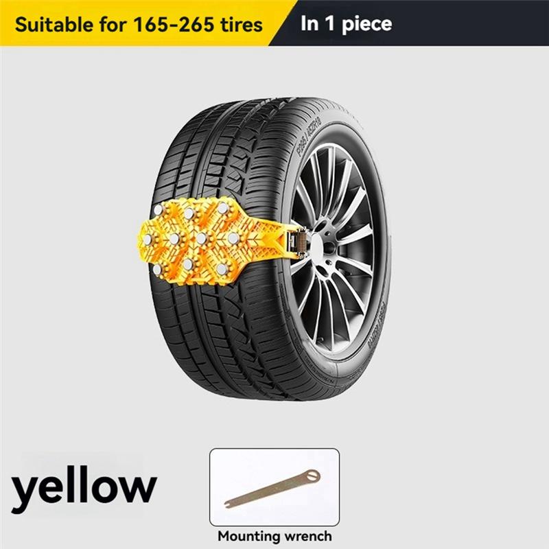 Non-Slip TPU Tire Cha For Safe Driving - Durable, Universal Fit Anti-Skid Chain For All Weather Conditions
