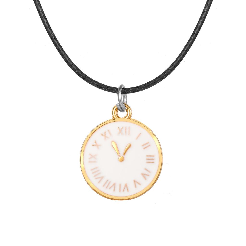 iF ME Cartoon Animal Necklaces Sweet Pendants Clock Planet Necklace For Women Girls Kids Jewelry Xmas Gifts