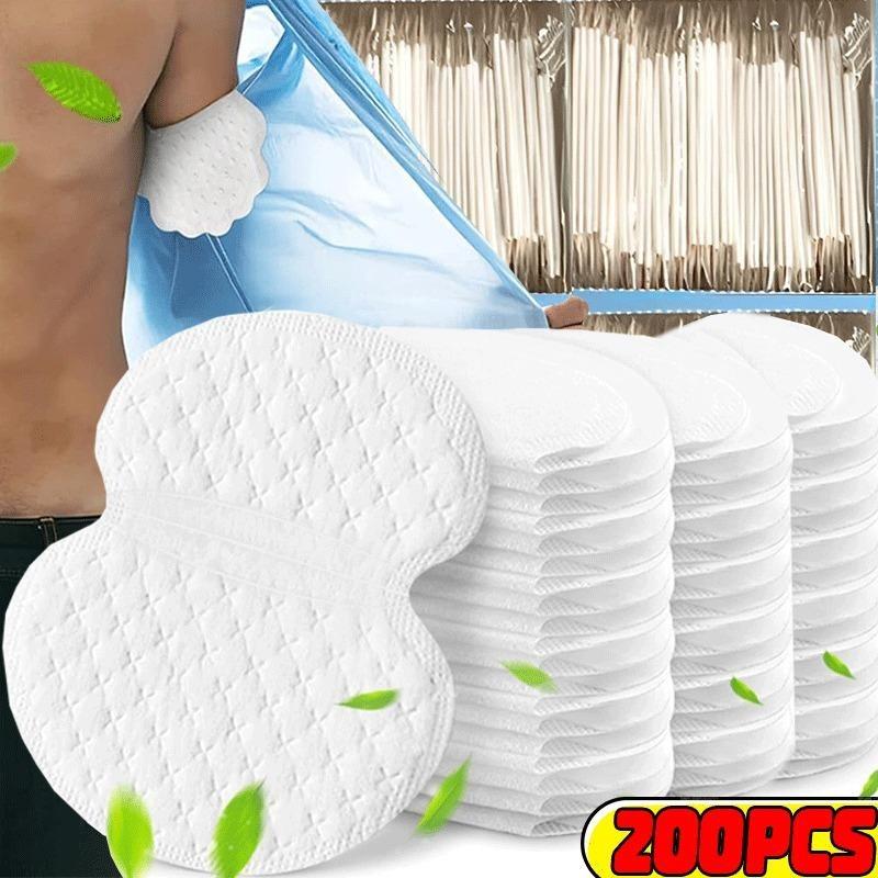 10-200 Pezzi Assorbenti Usa e Getta per Ascelle, Pastiglie Deodoranti Anti-Sudore Estive, Scudo Assorbente Invisibile per Ascelle per Lavoro Quotidiano e Uso Esterno