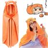 Mājīgs Himouto! Umaru-chan Otaku Cosplay Kostīms Flaneļa Sega Kapucis Apmetnis