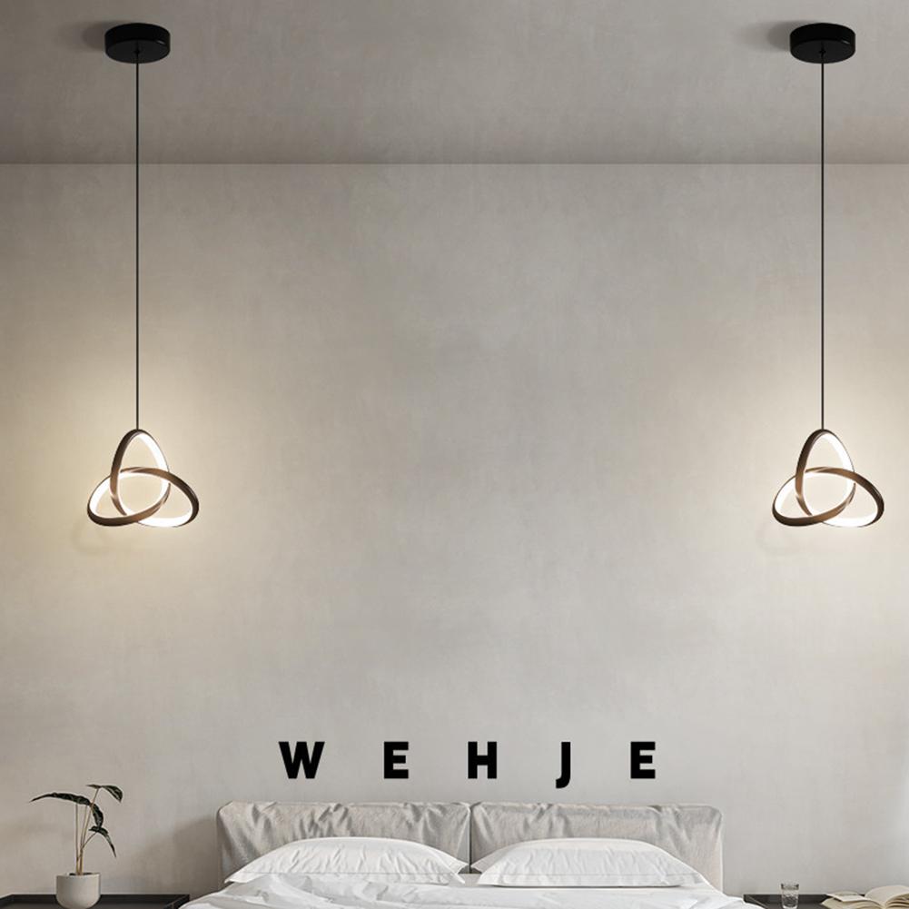 LED Hanging Indoor Light Energy Saving Hanging Pendant Lights Brightness Protect Eyes Easy Installation Metal for Aisle Corridor