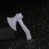 Ax Retro Prosperous Seven-dimensional Five Elements Prosperous Wealth Tomahawk Brooch