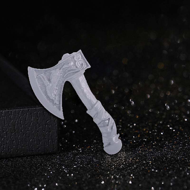 Ax Retro Prosperous Seven-dimensional Five Elements Prosperous Wealth Tomahawk Brooch