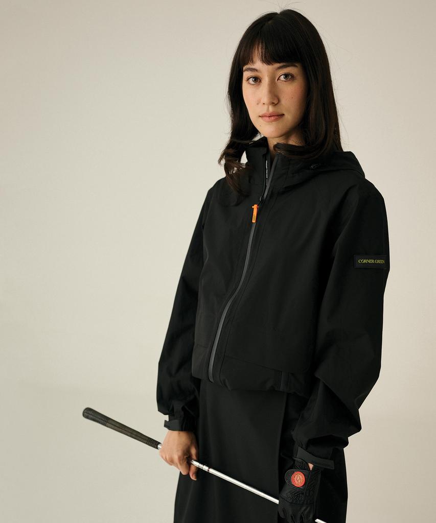 Corner Green Hybrid Golf Rain Jacket [Black] Mgj33Blk
