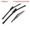 3PCS Wiper Blades For Citroen C3 MK2 Hatchback 2009-2016 26" 16" 12" Fit Front Windshield Windscreen Window Brushes Cutter Accessories