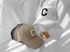 Women's Unisex Basic C Ball Cap Hat Basic Cap