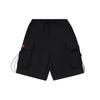 Li Ning CF Unyielding Series Multi-Pocket Casual Sports Shorts Men Shorts Black AKSQ431-1
