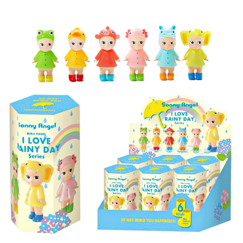 S Angle I Love Rainy Day Series Blind Box Cute Mini Figure Anime Character Doll Model Decoration Toy Children Gift Surprise Box