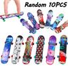 1/10/20Pcs Mini Professional Finger Skateboards Funny Fingertip Fingerboard Anti Stress Sensory Toys For Boys Party Favors Gift