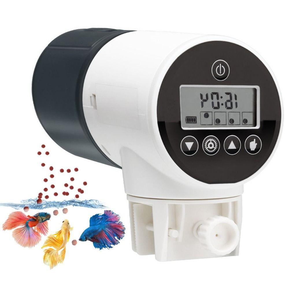 200ml Large Capacity Food Feeding Timer Auto Fish Food Dispenser  Turtle Betta Koi