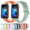For Huawei Band 8 16mm Solid Color Silicone Replacement Watch Band