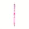 144Pcs 0.5mm Creative Cartoon Pink Rabbit Metal Hook Press Pen Cute High-value Neutral Brush Pen Black