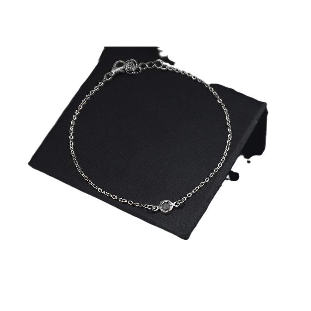 2023 Summer Metal Chain Gem Anklet for Women - Simple Beach Foot Jewelry