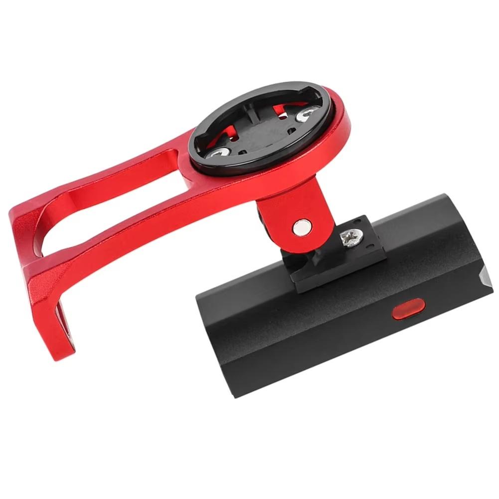 Bicycle Computer Mount for Garmin Bryton CATEYE | Metal Handlebar Bracket with Light & Camera Holder