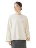 B:MING LIFE STORE by BEAMS Healthknit Print Sweat Crew, Women's, IVORY, One Size