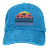 Berretto da baseball California Surf Session per donna unisex regolabile classico vintage in cotone lavato denim cappellino da camionista attività all'aperto