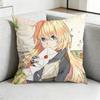 Violet EEvergarden Anime Pillow Case Square DoubleSided Sofa Cushion Cover Bedroom Bedside Pillow Gift