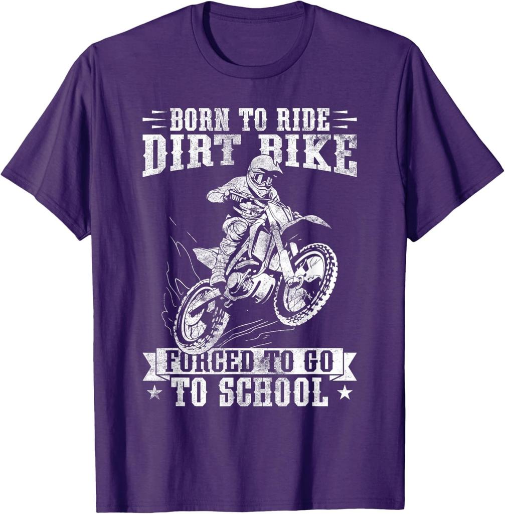 Motocross Dirt Bike Rider Art for Kids Unisex T-Shirt