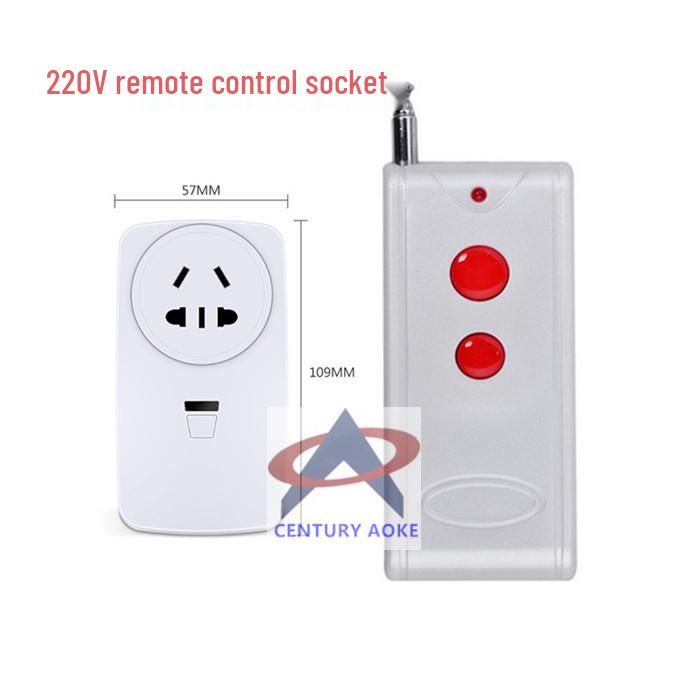 AK Wireless 220V Remote Control Socket with Manual & Learning Code