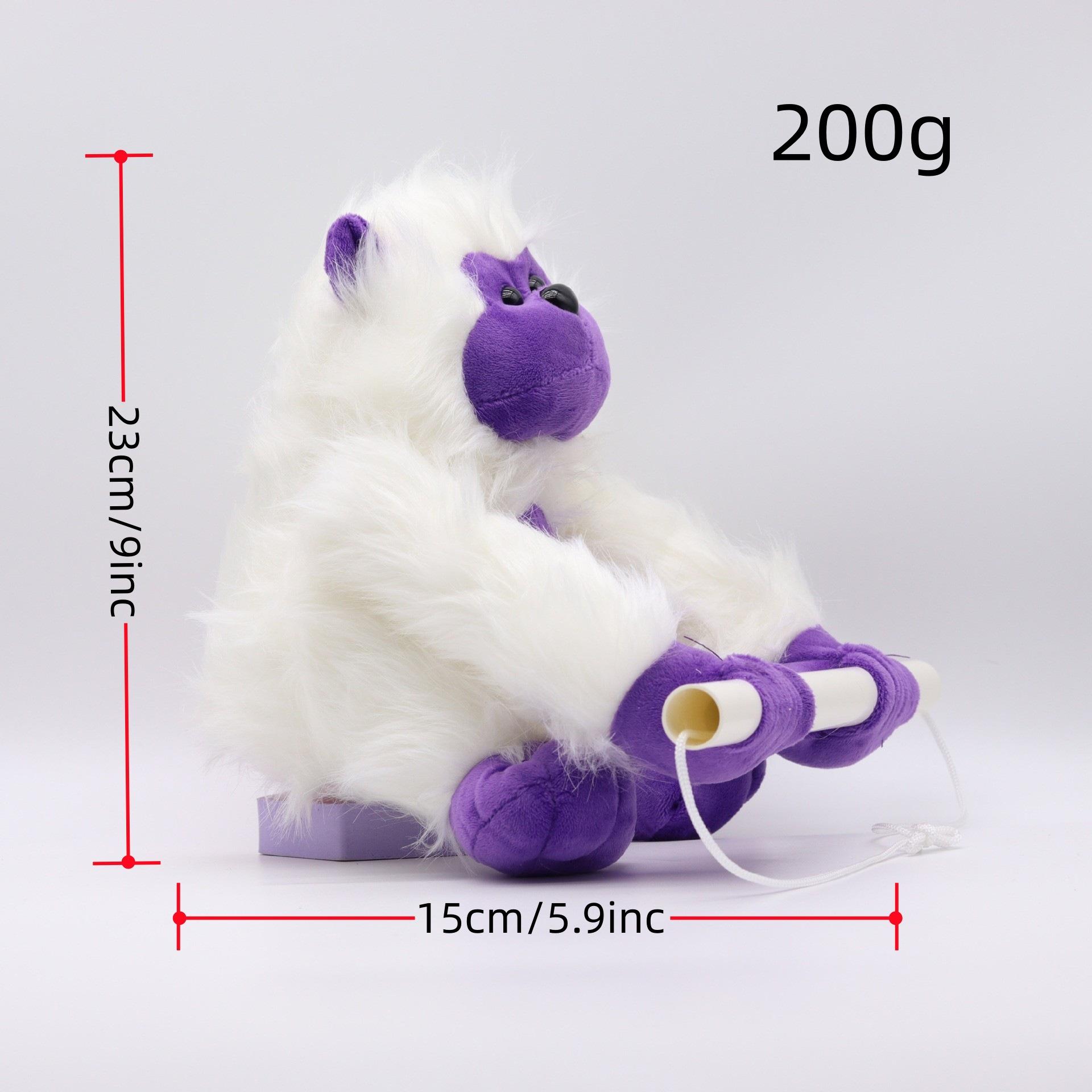 

Плюшевая игрушка Обезьяна Горилла Смешная Обезьяна Украшение Интерьера Кукла Рождественский Подарок As shown (plain packaging)