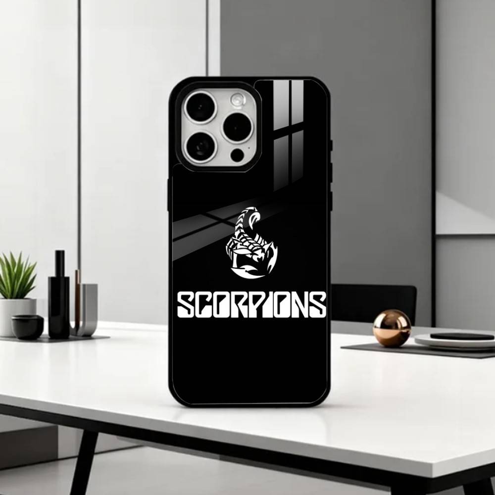

S-Scorpions BAND Phone Case For iPhone17,16,15,14,13,12,11 Plus,Pro Max Magnetic For Magsafe Wireless Charging iPhone11PROMAX