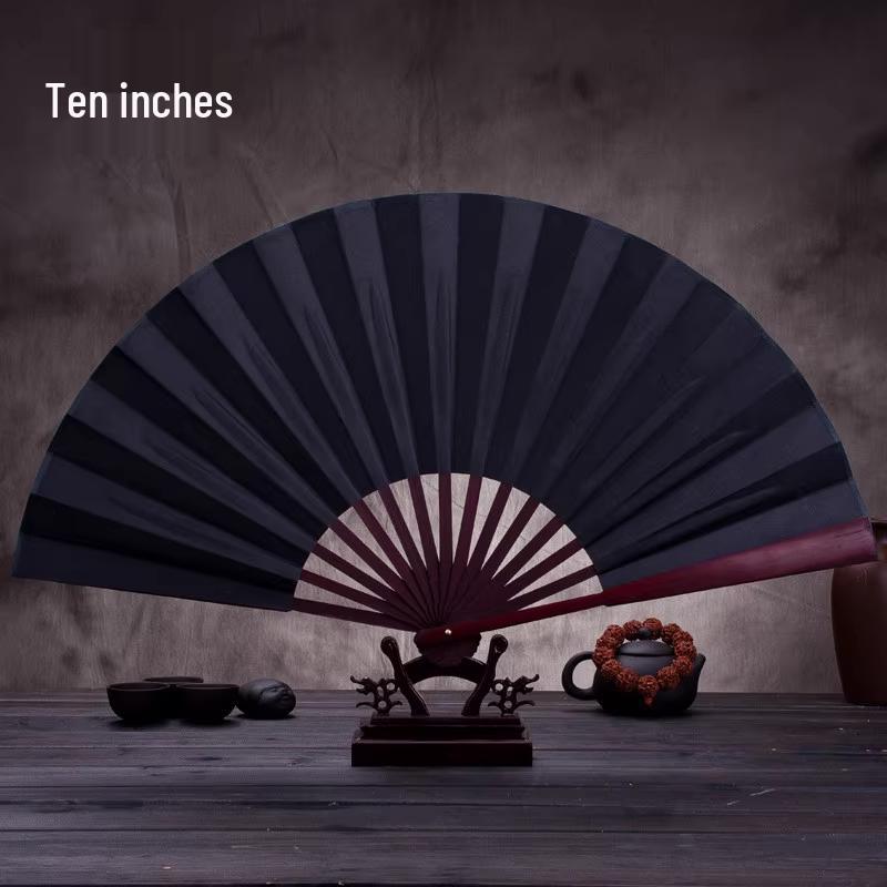 Özelleştirilebilir Çin Tarzı Çocuk Bambu ve İpek Katlanır Yelpaze - Boş Seçenekli Antik Hanfu Tasarımı