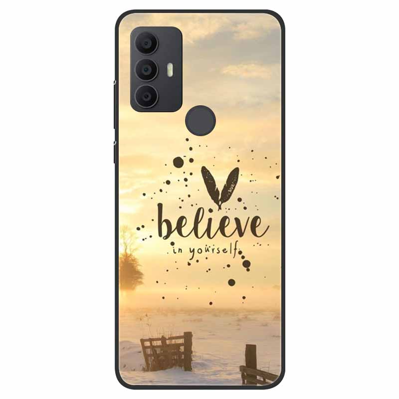 For TCL 30 SE Case Silicone Starry Space TPU Soft Back Cases For TCL 305 Cover Marble Painted for TCL 30SE TCL305 Fashion Bags