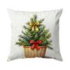 Oil Painting Style Christmas Pillowcase Bedroom Sofa Cushion Cover 100% Polyester Living Room Cushion Pillowcase Home Decor