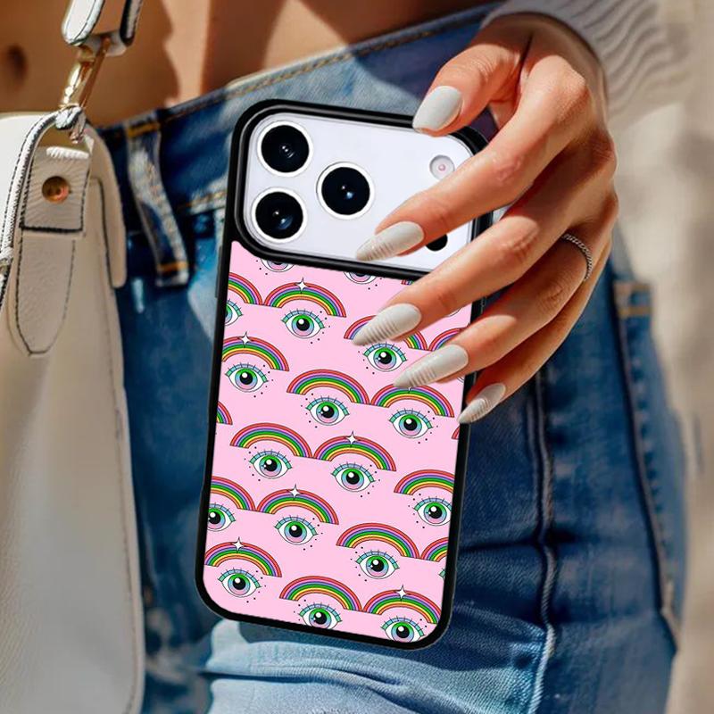 EVIL EYE Collage Phone Case For iPhone 17 Air 14 15 13 12 Max Cover For Apple 14 15 16 16e 11 Pro Max Plus