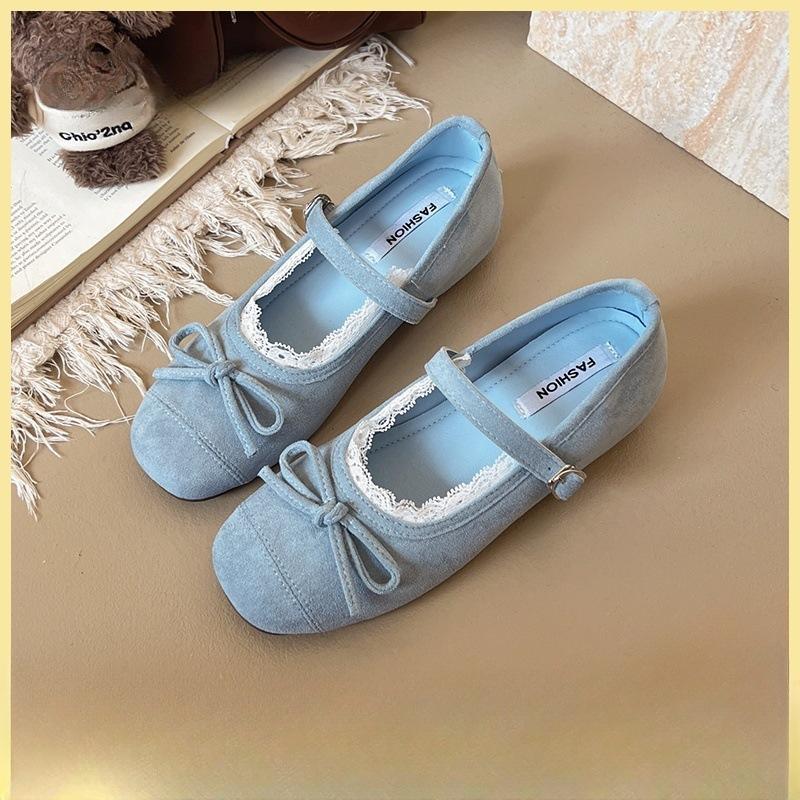 French Inner Height Increase Small Single Shoes Women's 2025 New Spring and Summer Skirt Mary Jane Shoes Gentle Ballet Evening Shoes