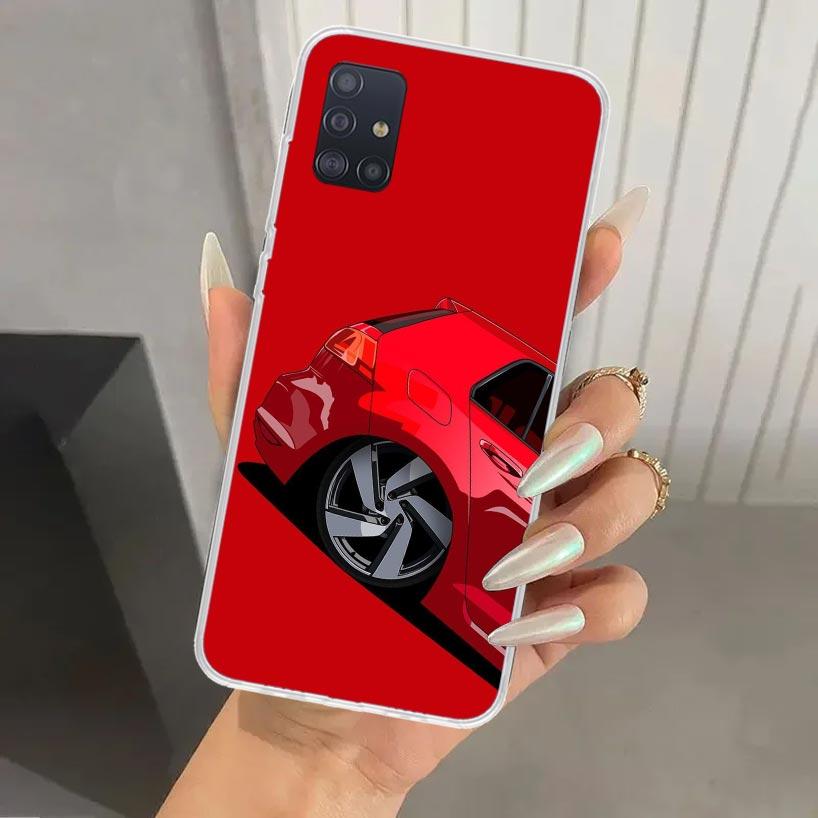 Cool MK4 MK5 Golf Car Phone Case for Samsung Galaxy A52 A32 A22 A12 A02S A50S A30S A10S Note 20 Ultra 10 Plus S10 A31 A20 A71 A7