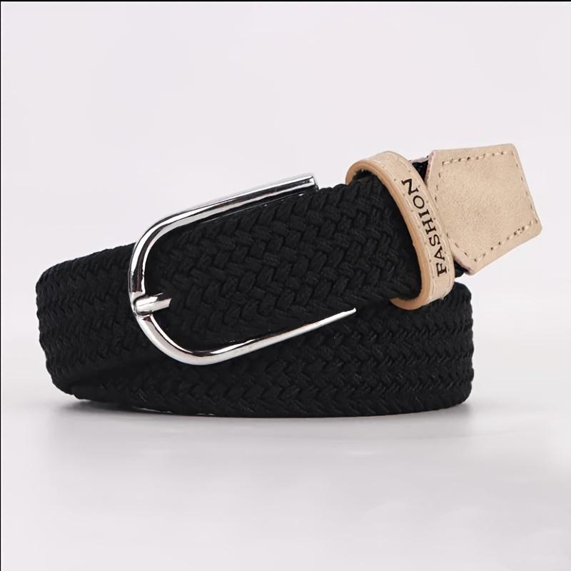 1pc Women's Elastic Woven Waist Belt Versatile Knitted Belt