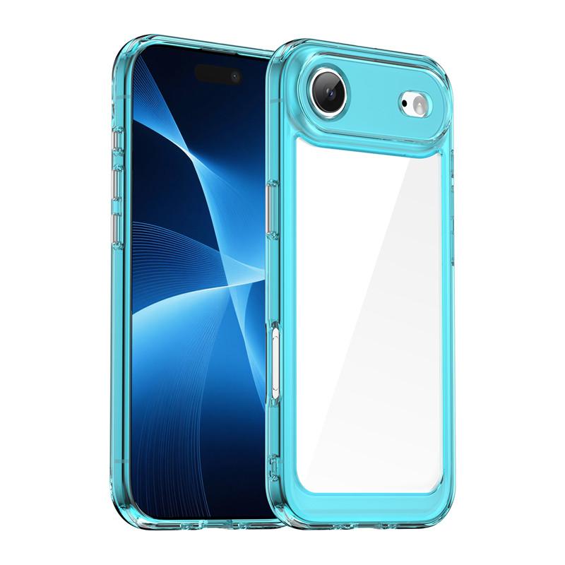 For iPhone 17 Air Case For Apple iPhone 17 Air iPhone 17 Pro Max Cover TPU Clear PC + Silicone Shockproof Protective Phone Cover