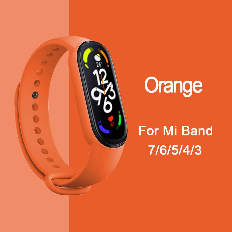 Strap for Mi Band 6 7 Bracelet Sport Silicone Watch Wristband Miband6 Band4 Correa Belt For Xiaomi Mi Band 3 4 5 6 7 Accessories