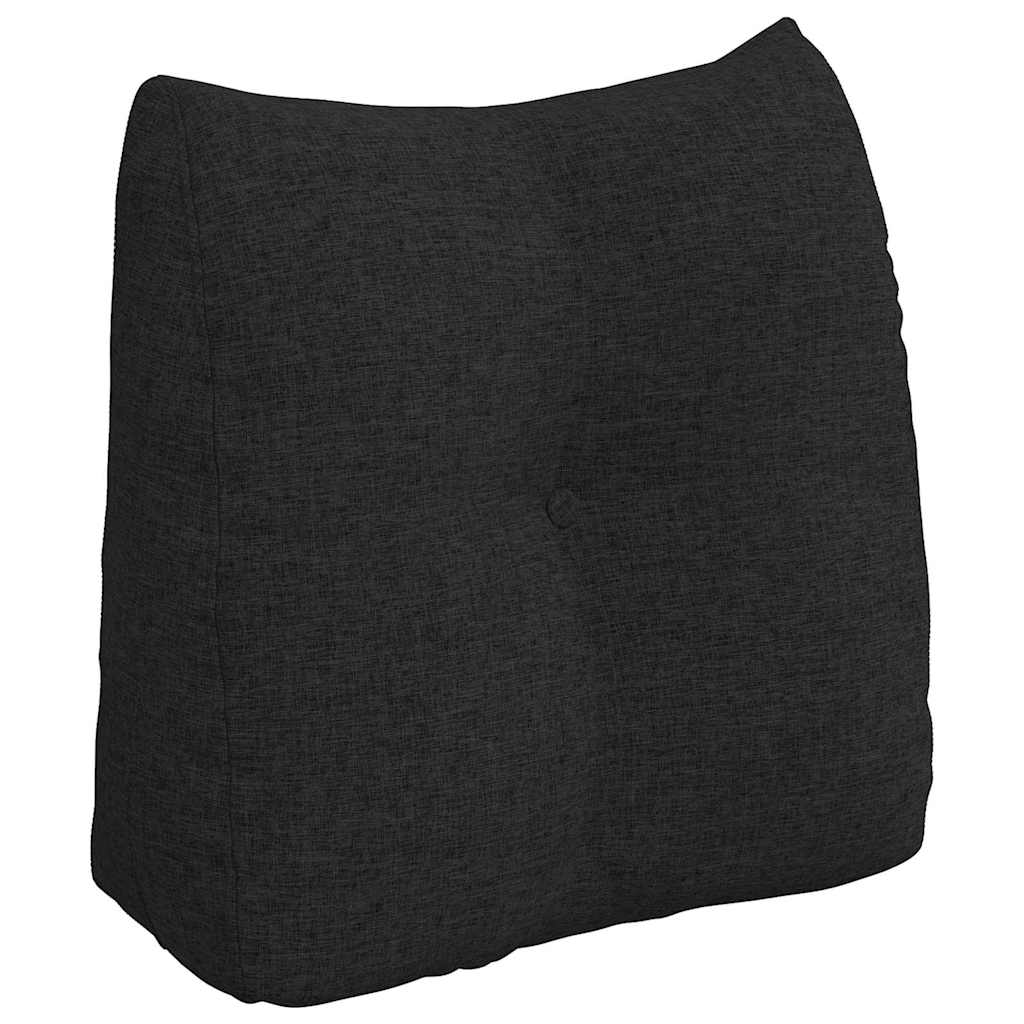 Back Cushion Black 45 X 24 X 50 Cm Fabric
