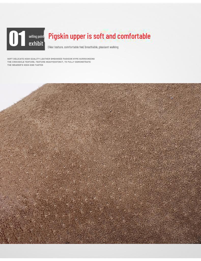 2024 Autumn Men's High-Top Casual Leather Retro Desert Boots - British Style