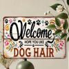 Vintage Dog Lover Metal Wall Art Pet Home Decor Sign