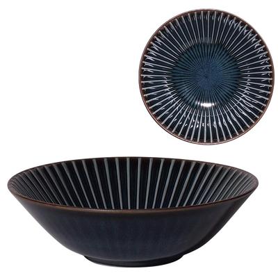 Minoru Pottery Mino Ware Pec SENDAN 170 Miska Námornícka modrá