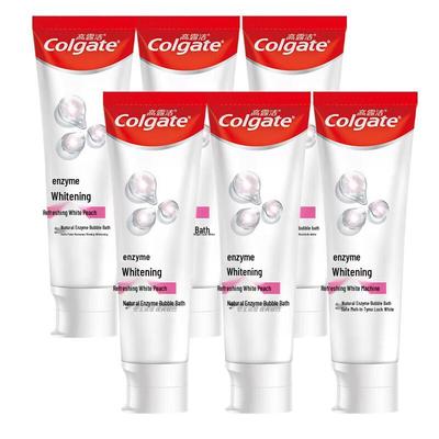 Refreshing Peach Whitening Toothpaste with Natural Enzymes