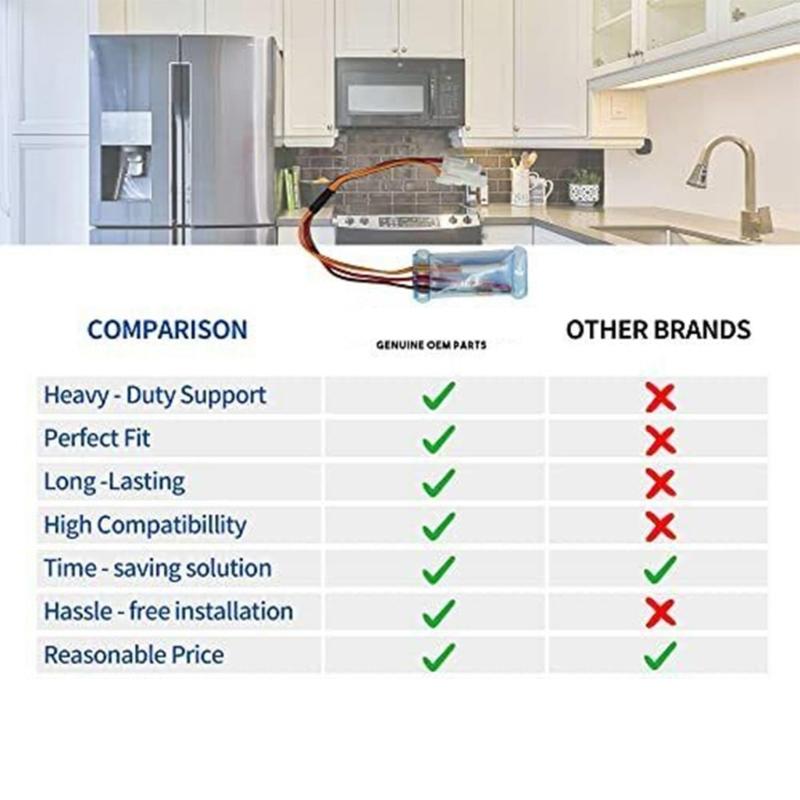 Kylskåp Avfrostningstermostat Ersättning 6615JB2005C Kylskåp Avfrostningskontroll Del För Kylsystem Hållbar